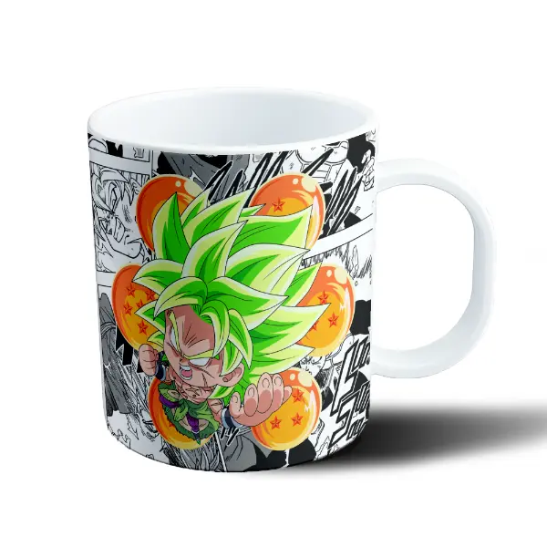 Taza de Plástico Dragon Ball Broly Chibi Esferas del Dragón