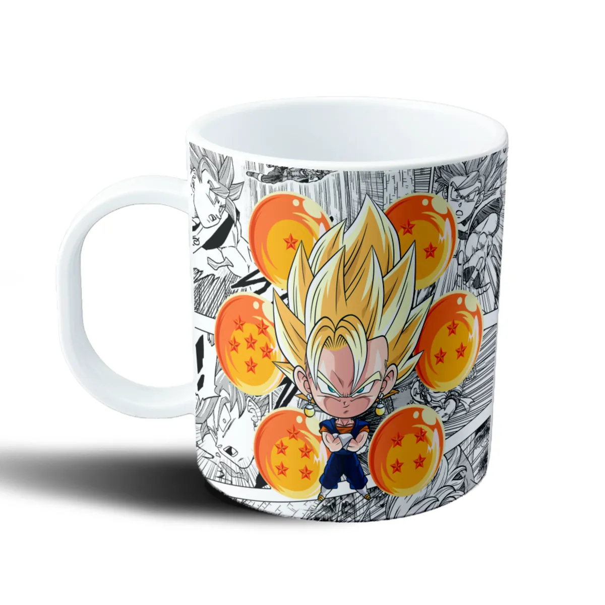 Taza de Plástico Dragon Ball Vegetto Chibi Super Saiyajin - vista 2