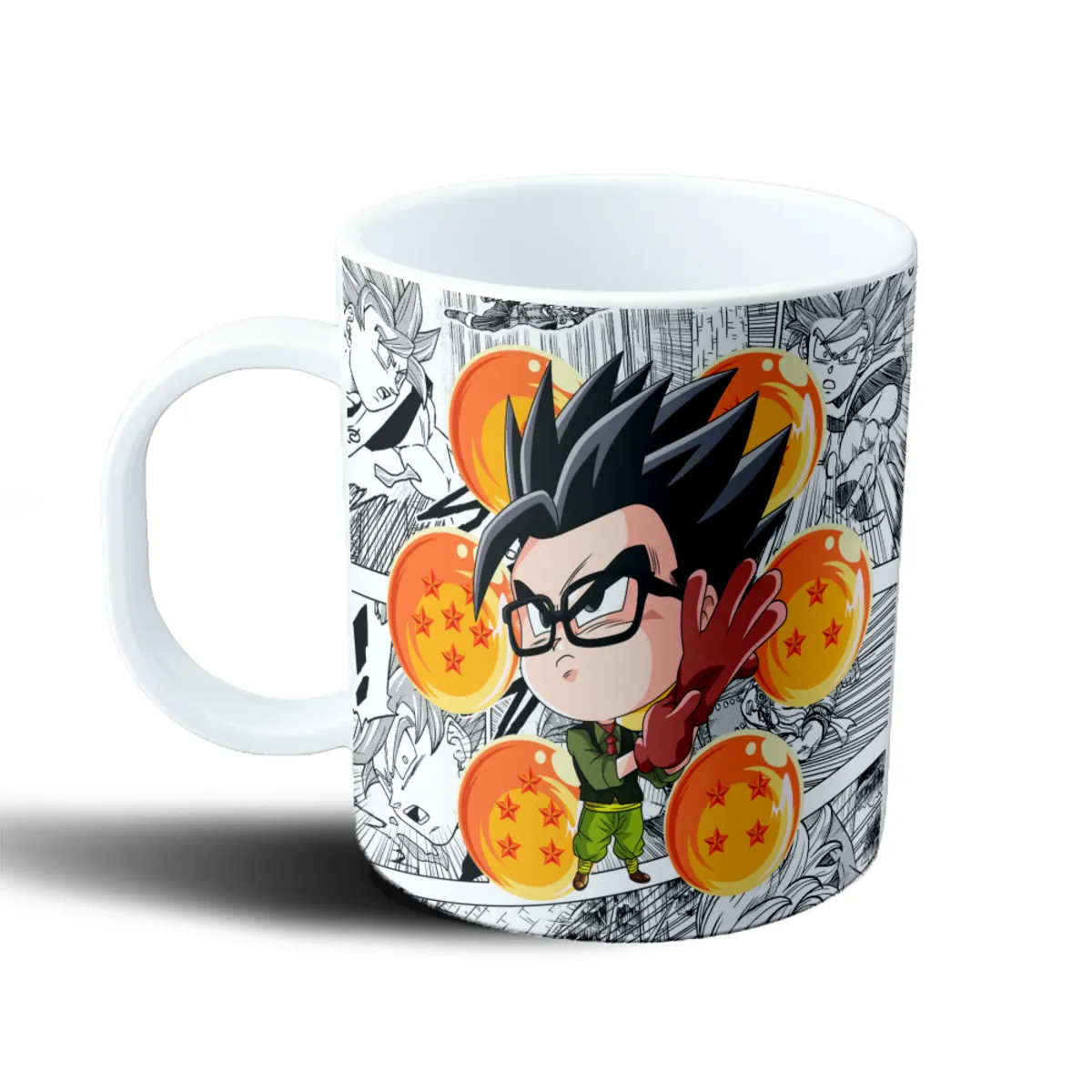 Taza de Plástico Dragon Ball Gohan Chibi Esferas del Dragón - vista 2