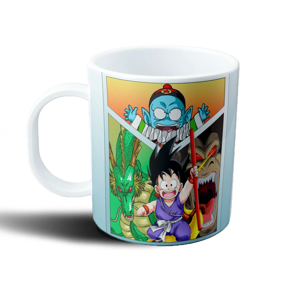 Taza de Plástico Dragon Ball Goku Niño Shenlong y Pilaf - vista 2