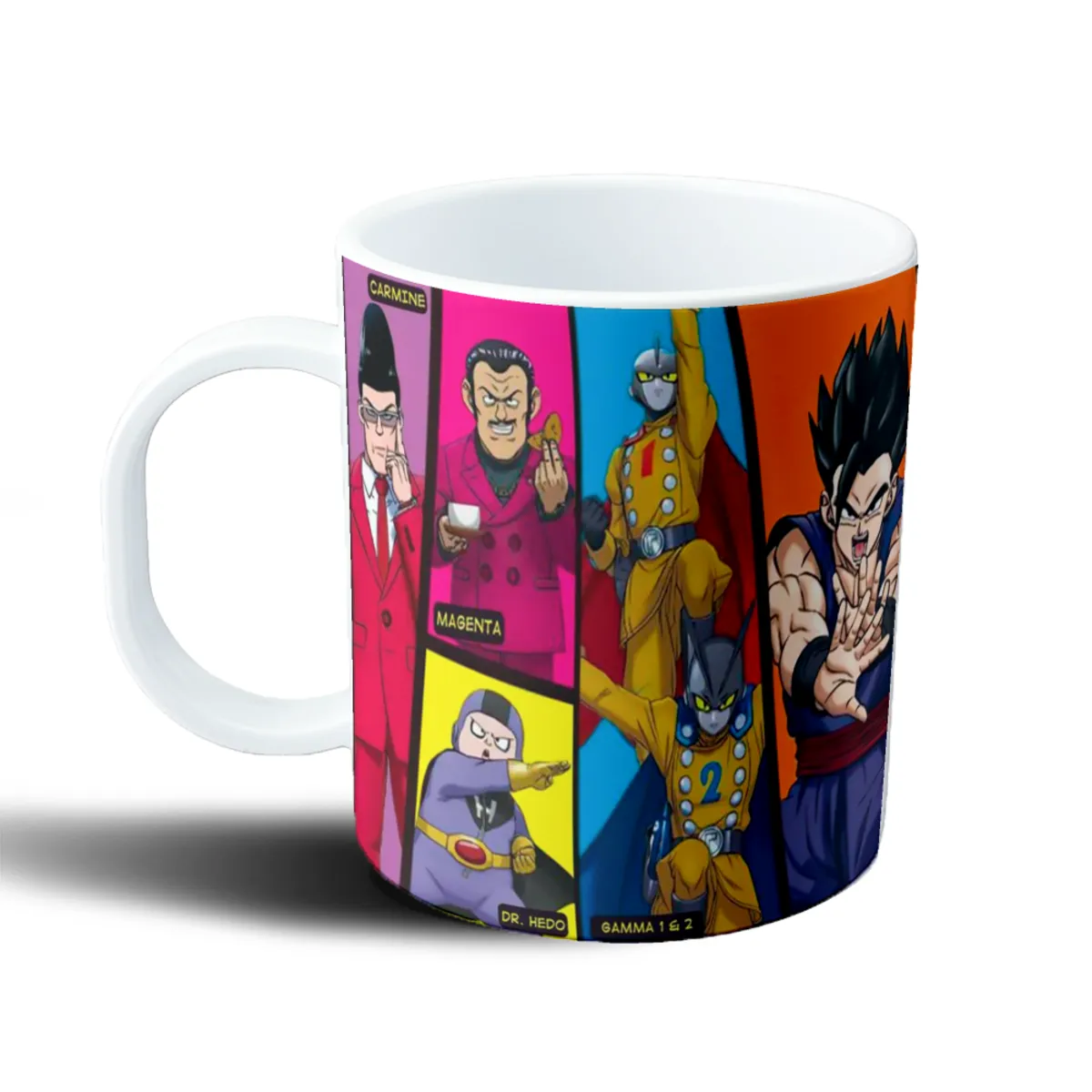 Taza de Plástico Dragon Ball Gohan Piccolo Gamma 1 y 2 - vista 2