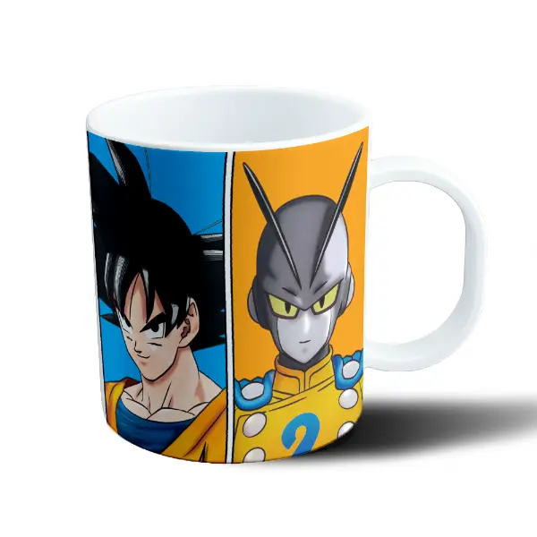 Taza de Plástico Dragon Ball Goku y Gamma 2