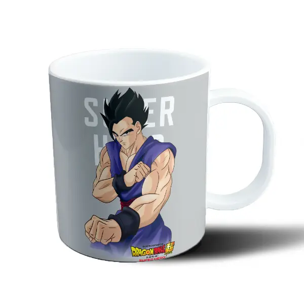 Taza de Plástico Dragon Ball Gohan Super Hero