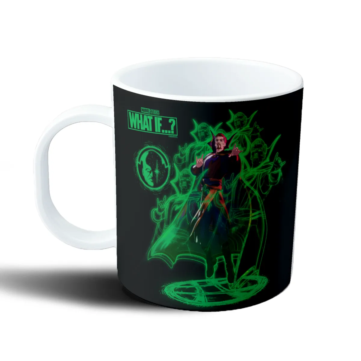 Taza de Plástico Doctor Strange What If Multiverso Hechizo Verde - vista 2