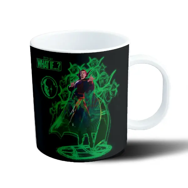 Taza de Plástico Doctor Strange What If Multiverso Hechizo Verde