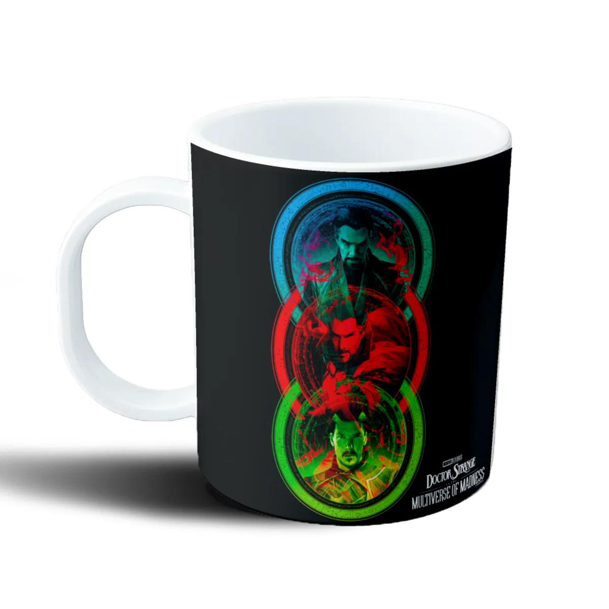 Taza de Plástico Doctor Strange en el Multiverso de la Locura Tres Versiones - vista 2