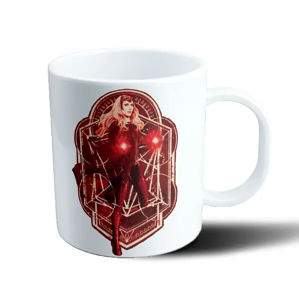 Taza de Plástico Dr Strange Scarlet Witch Bruja Escarlata