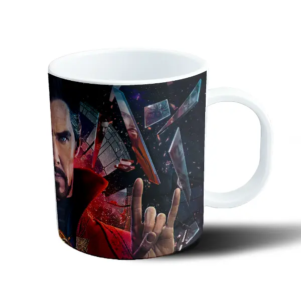 Taza de Plástico Doctor Strange Hechicero Supremo Capa Roja
