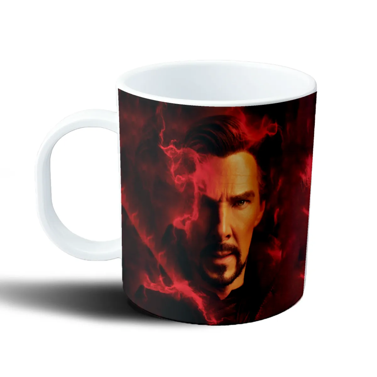 Taza de Plástico Doctor Strange Hechicero Supremo Magia Roja - vista 2