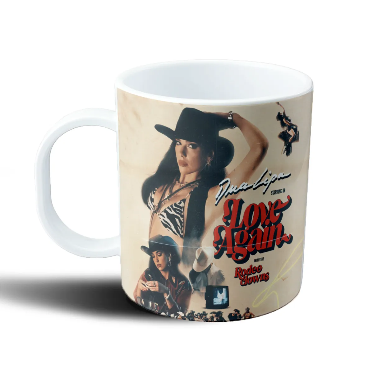Taza de Plástico Dua Lipa Love Again con Rodeo Clowns - vista 2