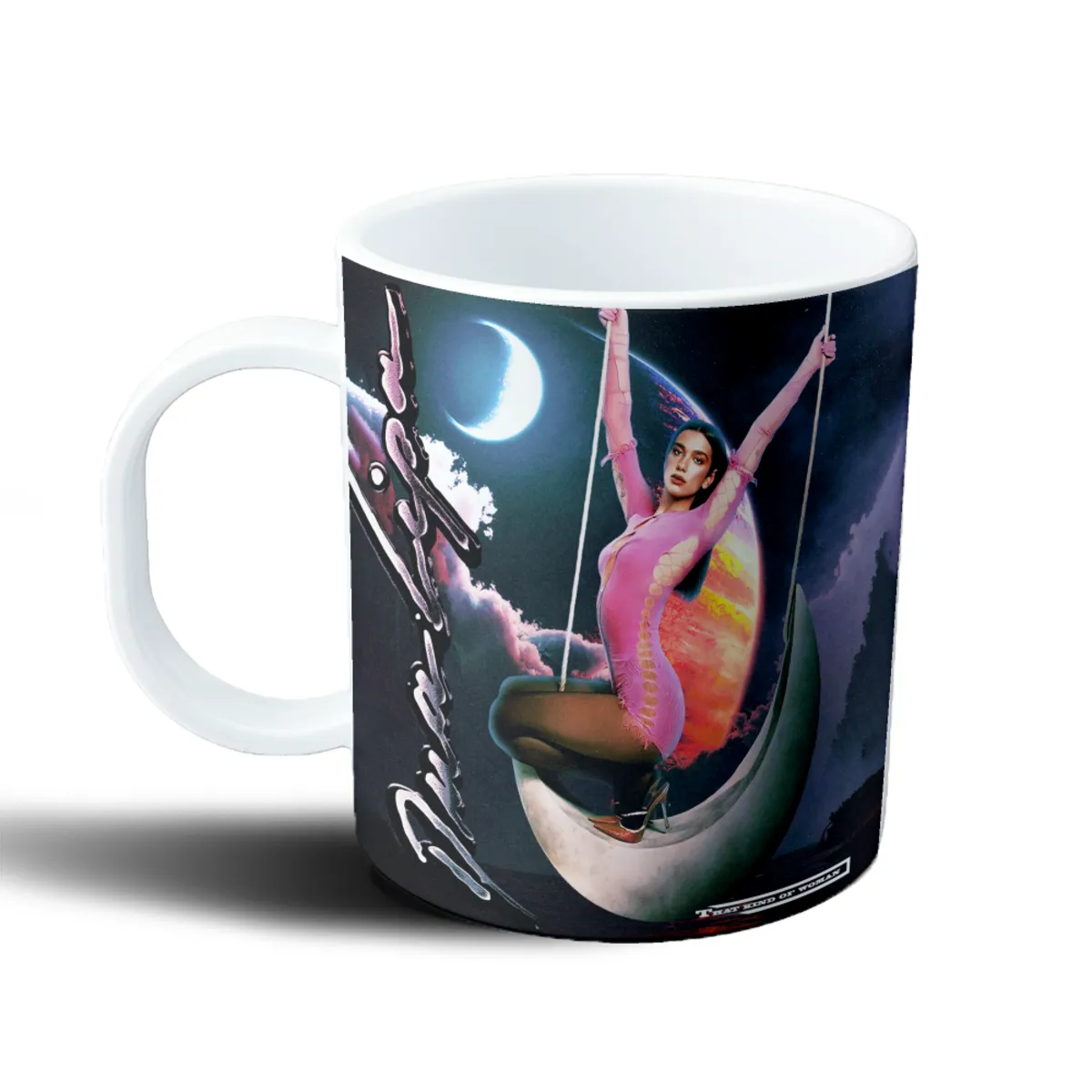 Taza de Plástico Dua Lipa That Kind of Woman Columpio en la Luna - vista 2