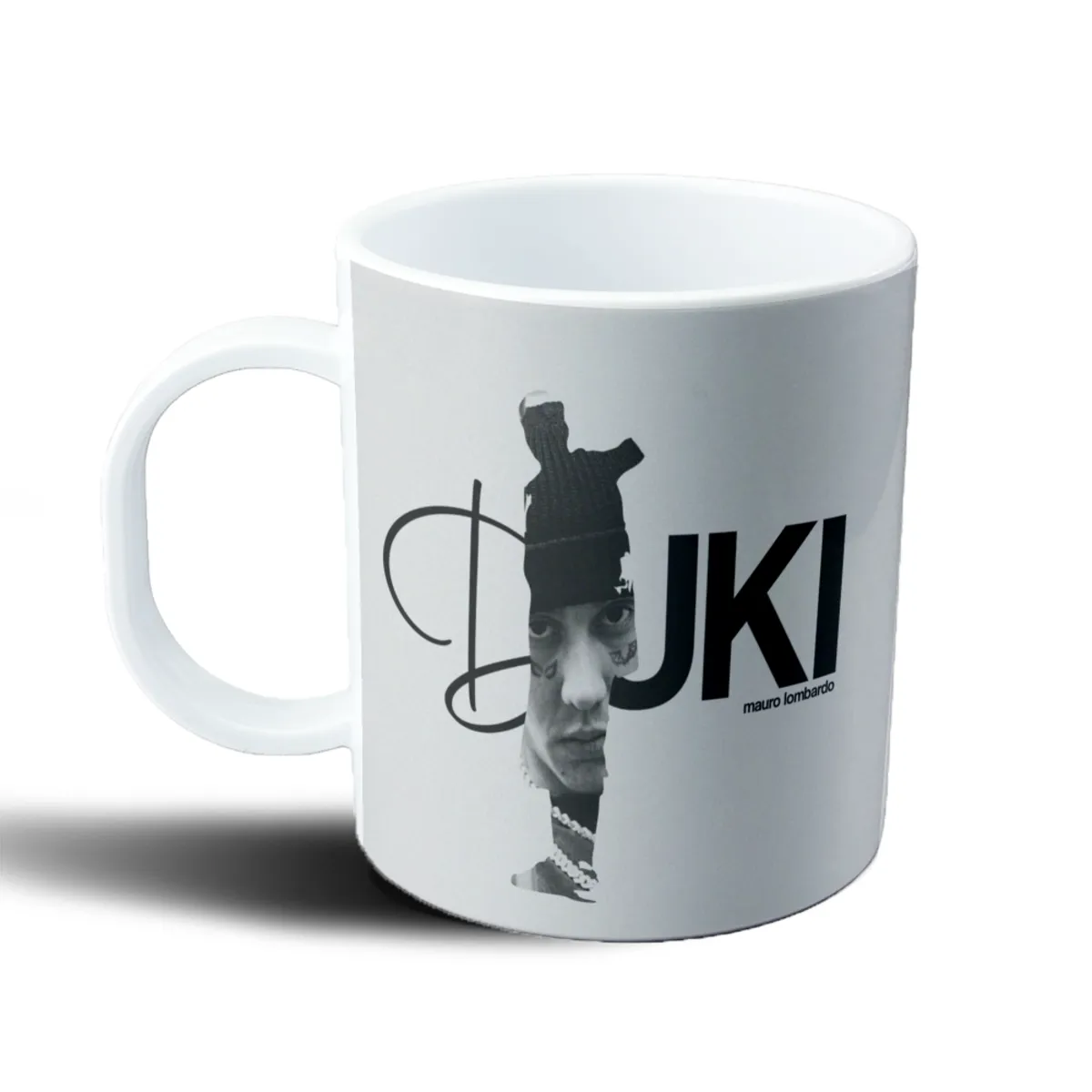 Taza de Plástico Duki Mauro Lombardo Retrato - vista 2