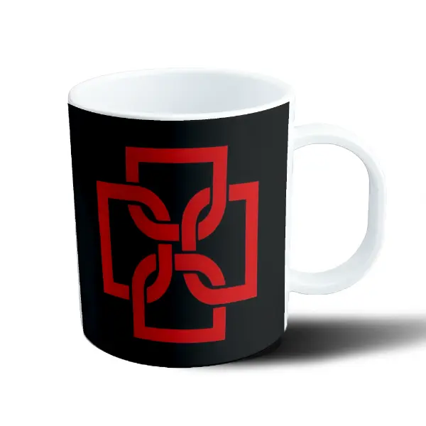 Taza de Plástico Duki Logo Rojo