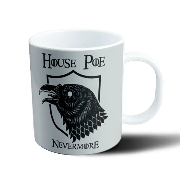Taza de Plástico Edgar Allan Poe House Poe Nevermore