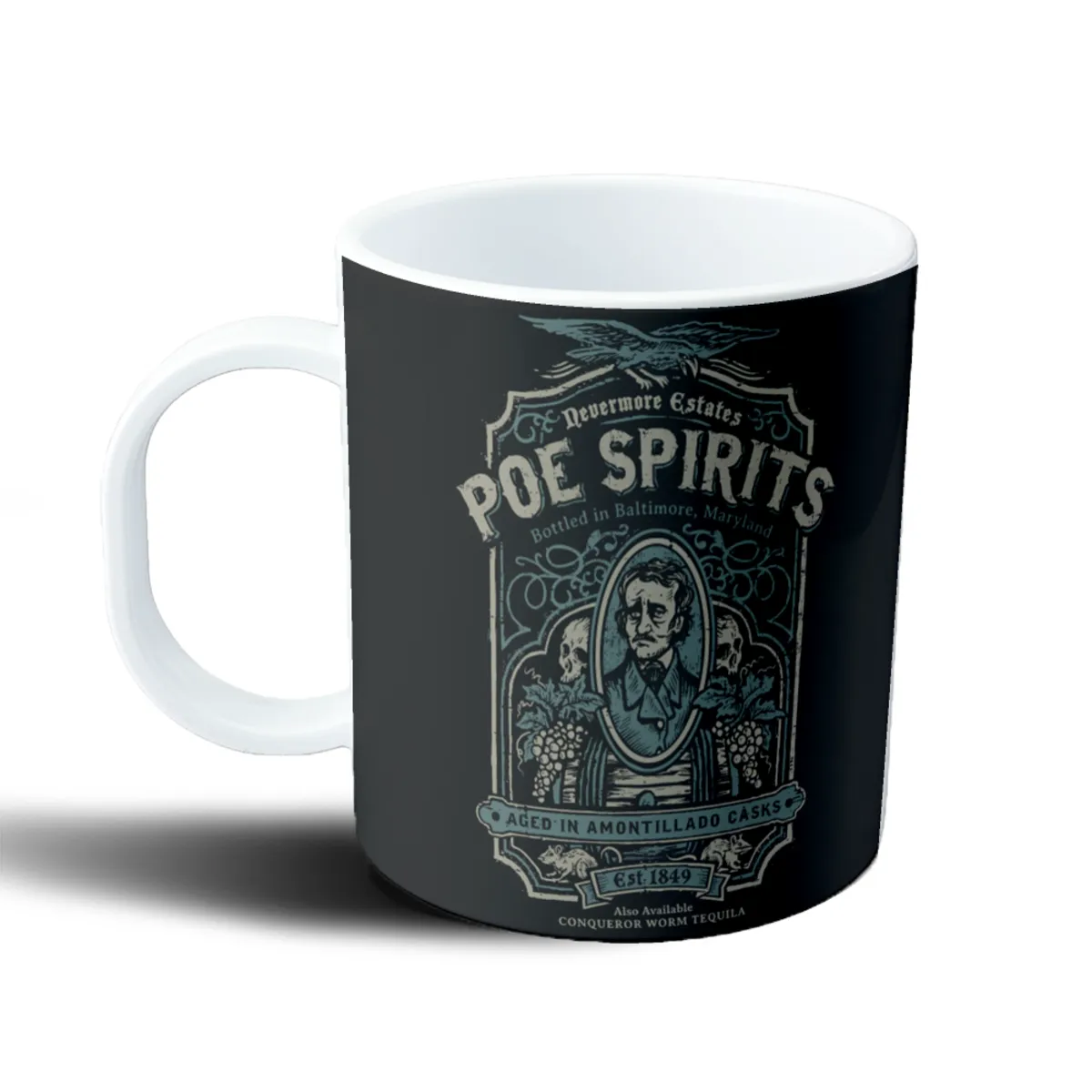 Taza de Plástico Edgar Allan Poe Poe Spirits Nevermore Estates - vista 2