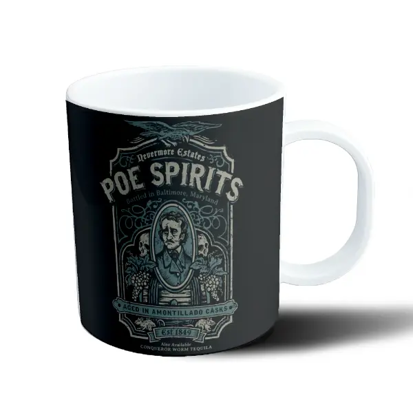 Taza de Plástico Edgar Allan Poe Poe Spirits Nevermore Estates