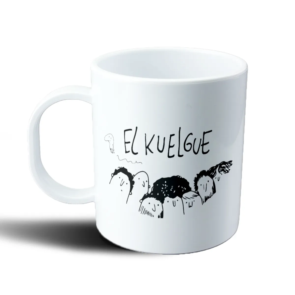 Taza de Plástico El Kuelgue Banda Dibujo - vista 2