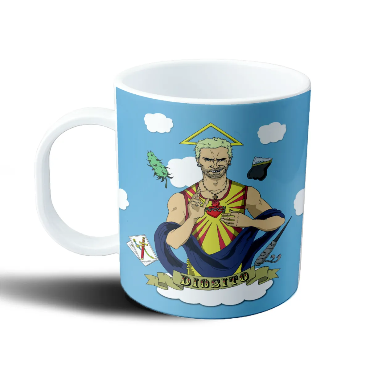 Taza de Plástico El Marginal Diosito - vista 2