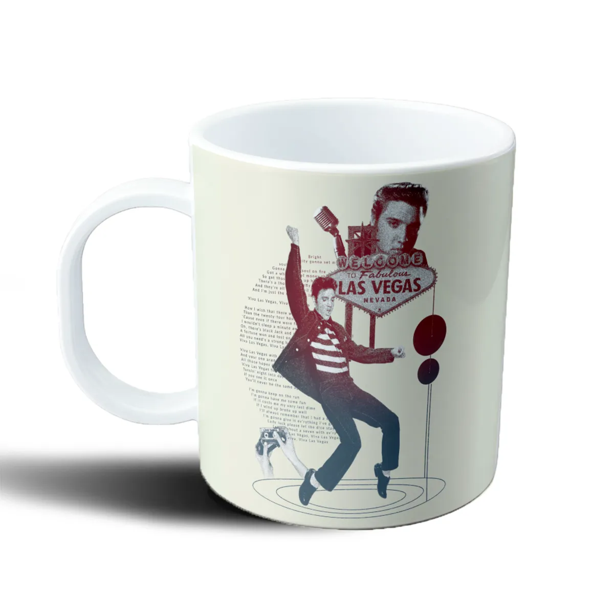 Taza de Plástico Elvis Presley Viva Las Vegas - vista 2