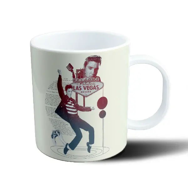 Taza de Plástico Elvis Presley Viva Las Vegas