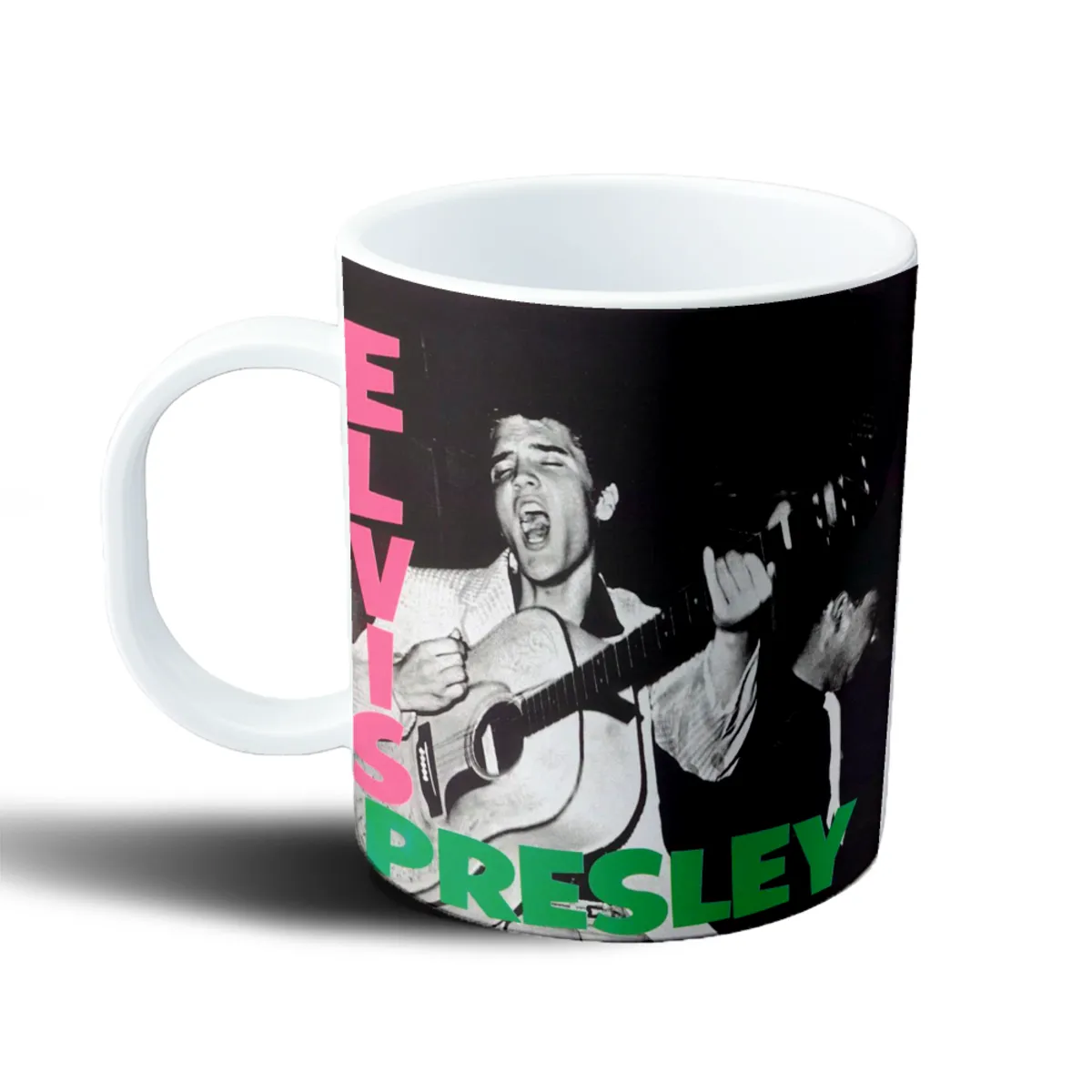 Taza de Plástico Elvis Presley Cantando con Guitarra - vista 2