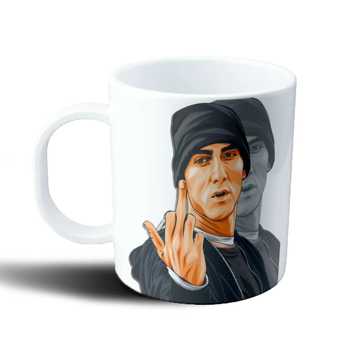 Taza de Plástico Eminem Dedo Medio - vista 2