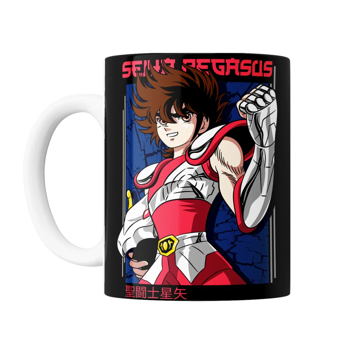 Taza de Cerámica Caballeros del Zodiaco Seiya de Pegaso - vista 2