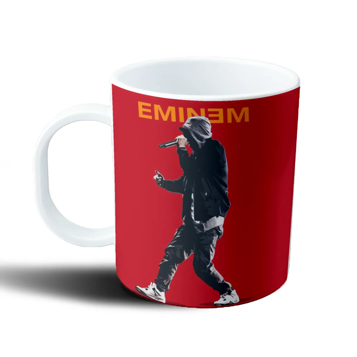 Taza de Plástico Eminem Rapero con Capucha en Escenario - vista 2