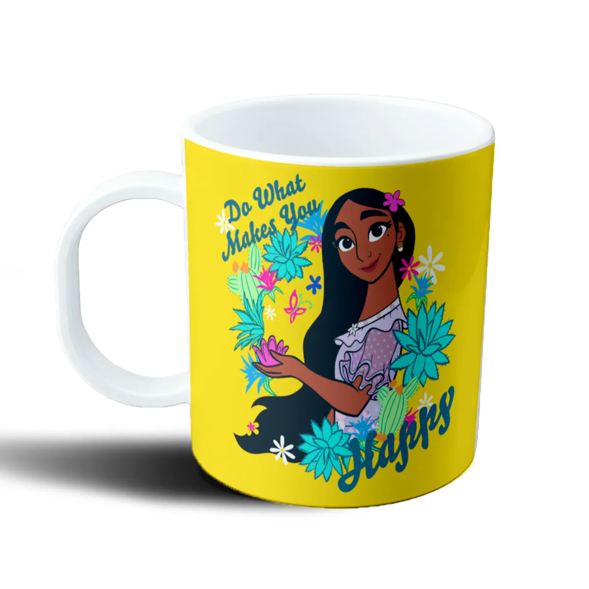 Taza de Plástico Encanto Isabela Do What Makes You Happy - vista 2