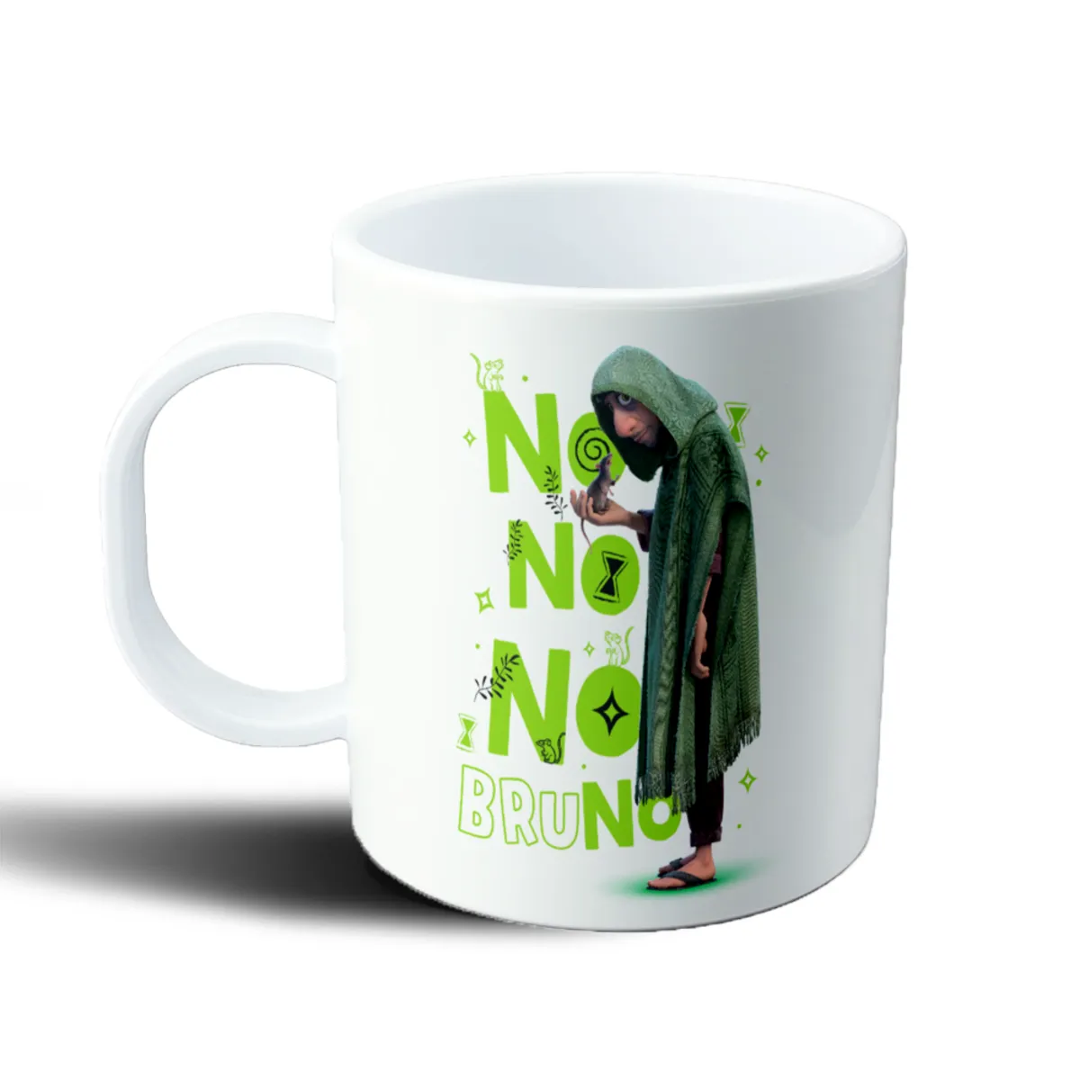 Taza de Plástico Encanto Bruno No No No - vista 2