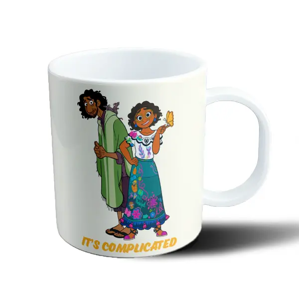 Taza de Plástico Encanto Mirabel y Bruno It's Complicated