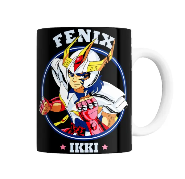Taza de Cerámica Caballeros del Zodiaco Ikki Fénix