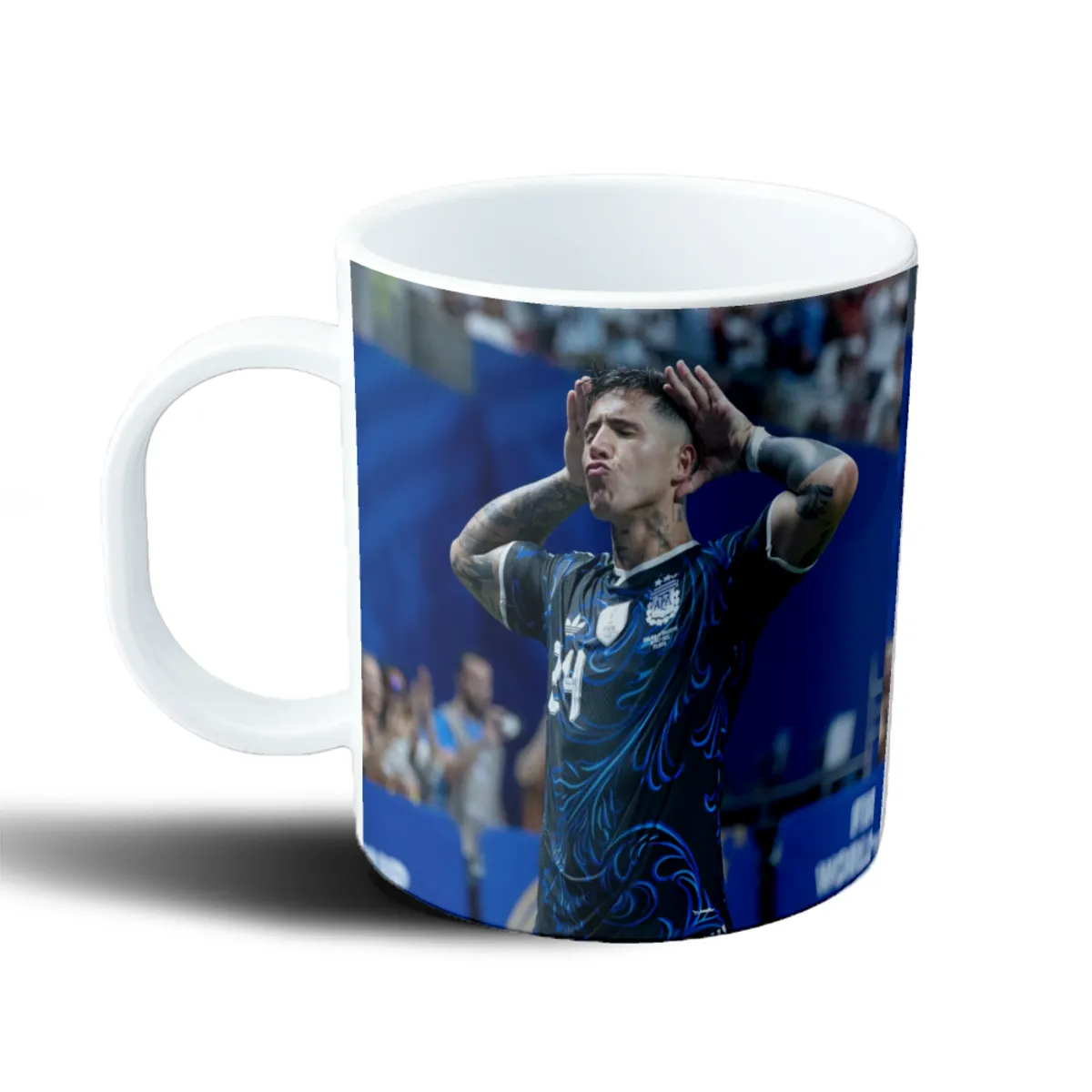 Taza de Plástico Enzo Fernández Celebración Argentina - vista 2