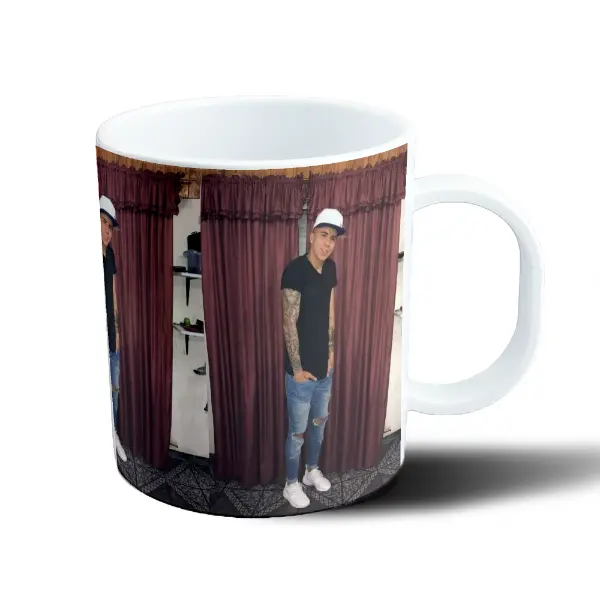 Taza de Plástico Enzo Fernández Foto Personalizada