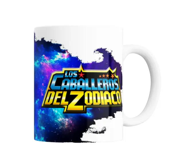 Taza de Cerámica Caballeros del Zodiaco Shaka Virgo Armadura Dorada