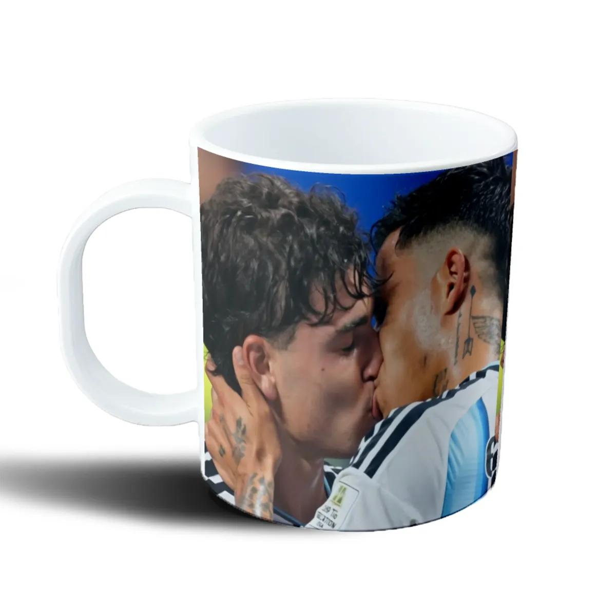 Taza de Plástico Enzo Fernández y Julián Álvarez Selección Argentina - vista 2