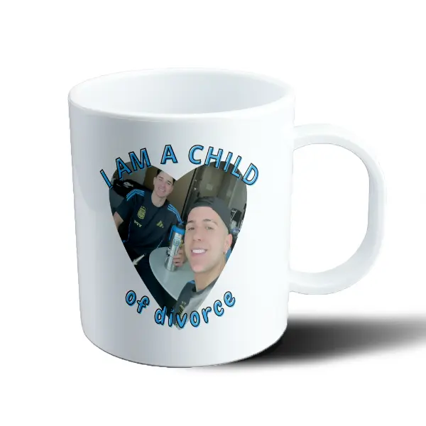 Taza de Plástico Enzo Fernández y Julián Alvarez Child of Divorce