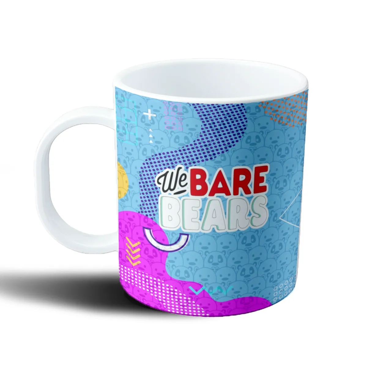 Taza de Plástico Osos Escandalosos Grizzly, Panda y Oso Polar - vista 2