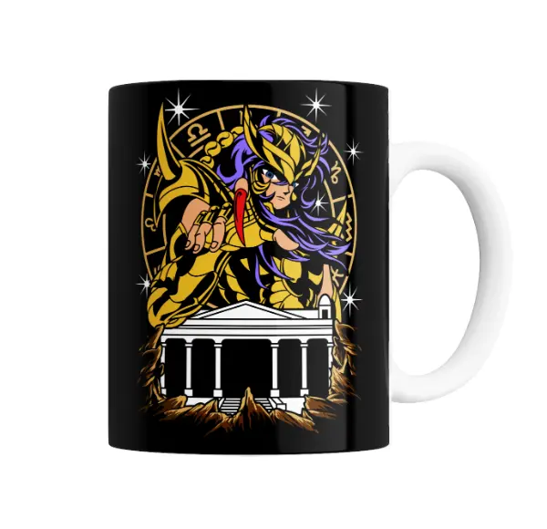 Taza de Cerámica Caballeros del Zodiaco Shaka de Virgo