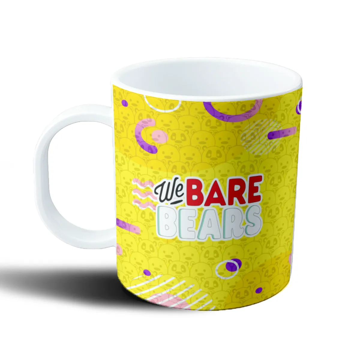 Taza de Plástico Osos Escandalosos Oso Blanco Oso Pardo y Panda - vista 2