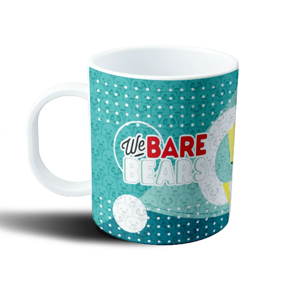 Taza de Plástico Osos Escandalosos Oso Panda Enojado - vista 2