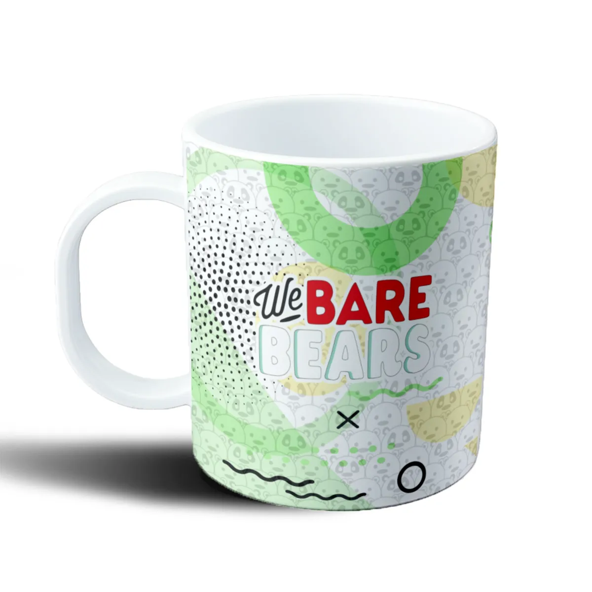 Taza de Plástico Osos Escandalosos Grizzly Sorprendido - vista 2