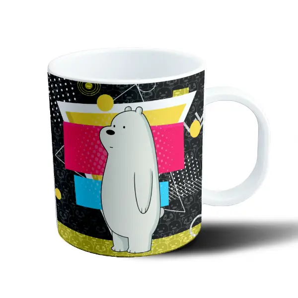 Taza de Plástico Osos Escandalosos Oso Polar