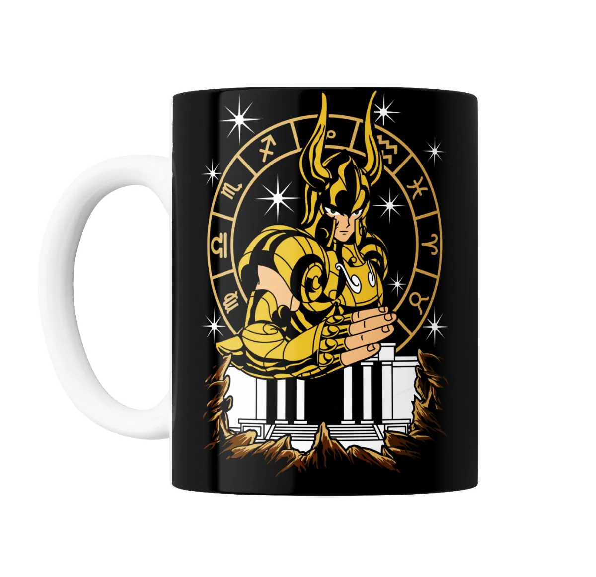 Taza de Cerámica Caballeros del Zodiaco Shaka de Virgo - vista 2