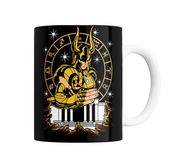 Taza de Cerámica Caballeros del Zodiaco Shaka de Virgo