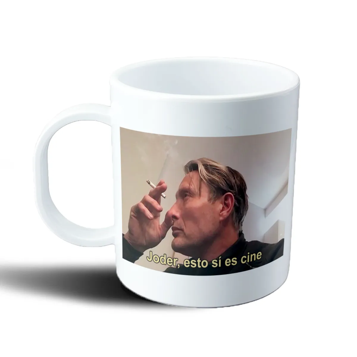 Taza de Plástico Joder Esto Sí Es Cine Meme - vista 2