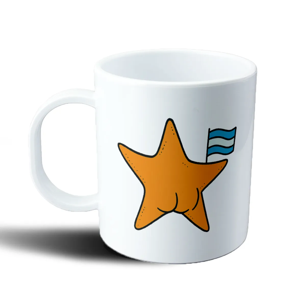 Taza de Plástico Estrella Conicet Bandera Argentina - vista 2