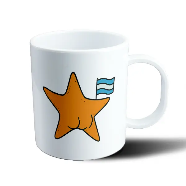 Taza de Plástico Estrella Conicet Bandera Argentina