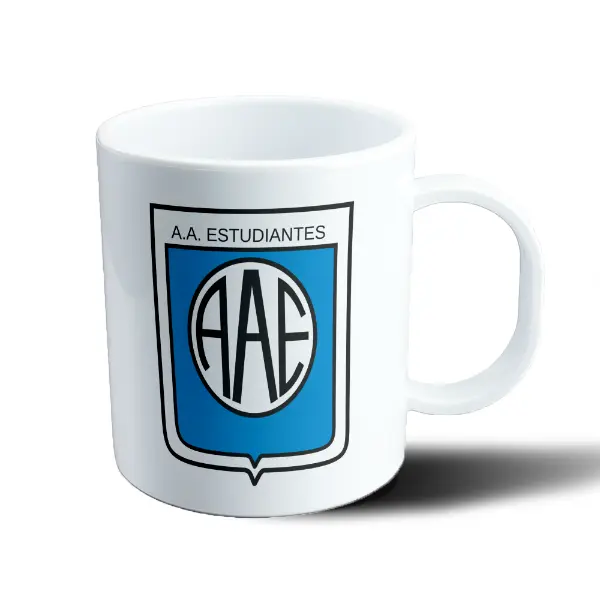 Taza de Plástico Estudiantes Rio Cuarto Escudo