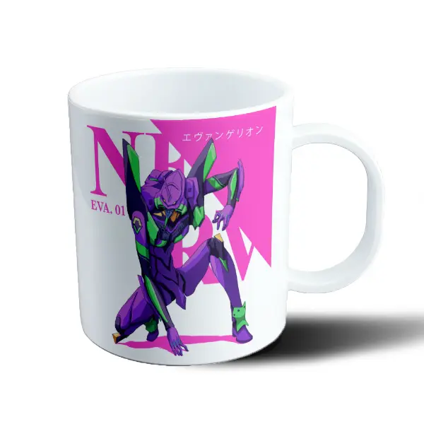 Taza de Plástico Evangelion EVA-01 Neon Genesis